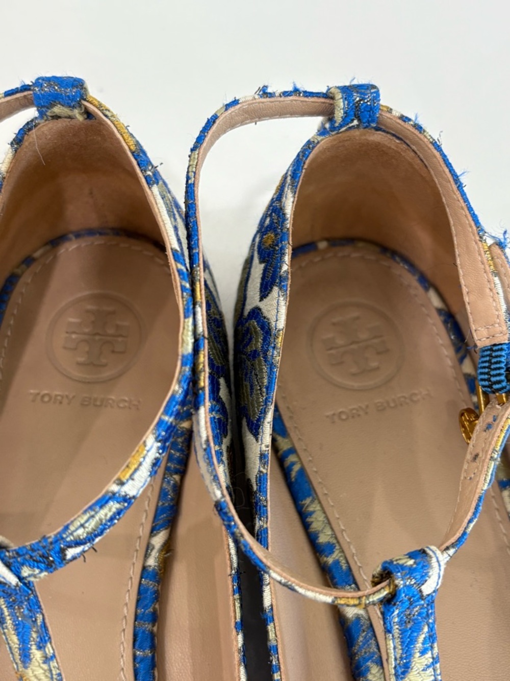 Tory Burch Silk Brocade Mary Jane Flats – Size 8.5 ✨ - Picture 14 of 16
